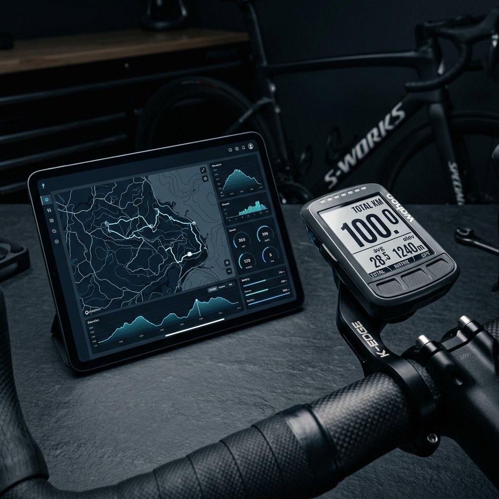 Mockup de GPS de endurance